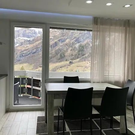 Haus Flaminia 15 - Best View Studio / Free Parking Leukerbad Exterior photo