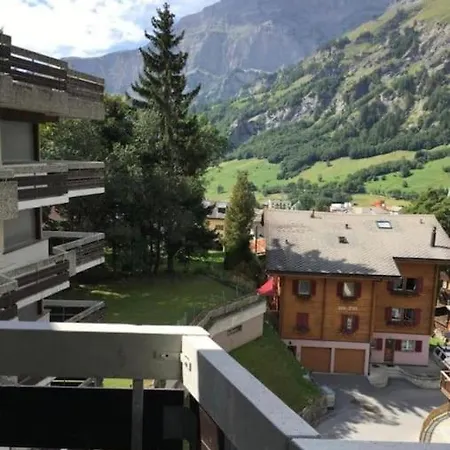 Haus Flaminia 15 - Best View Studio / Free Parking Leukerbad Exterior photo