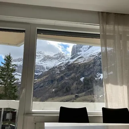Haus Flaminia 15 - Best View Studio / Free Parking Leukerbad Exterior photo