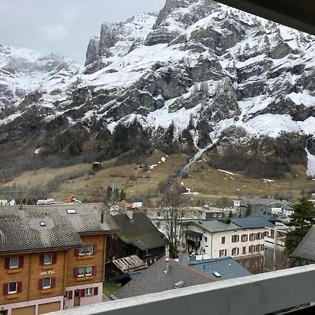 Haus Flaminia 15 - Best View Studio / Free Parking Leukerbad Exterior photo